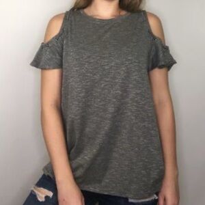 Bold Elements Cold Shoulder Top